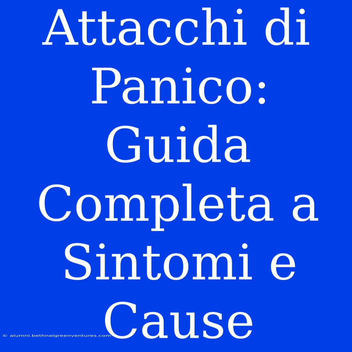 Attacchi Di Panico: Guida Completa A Sintomi E Cause