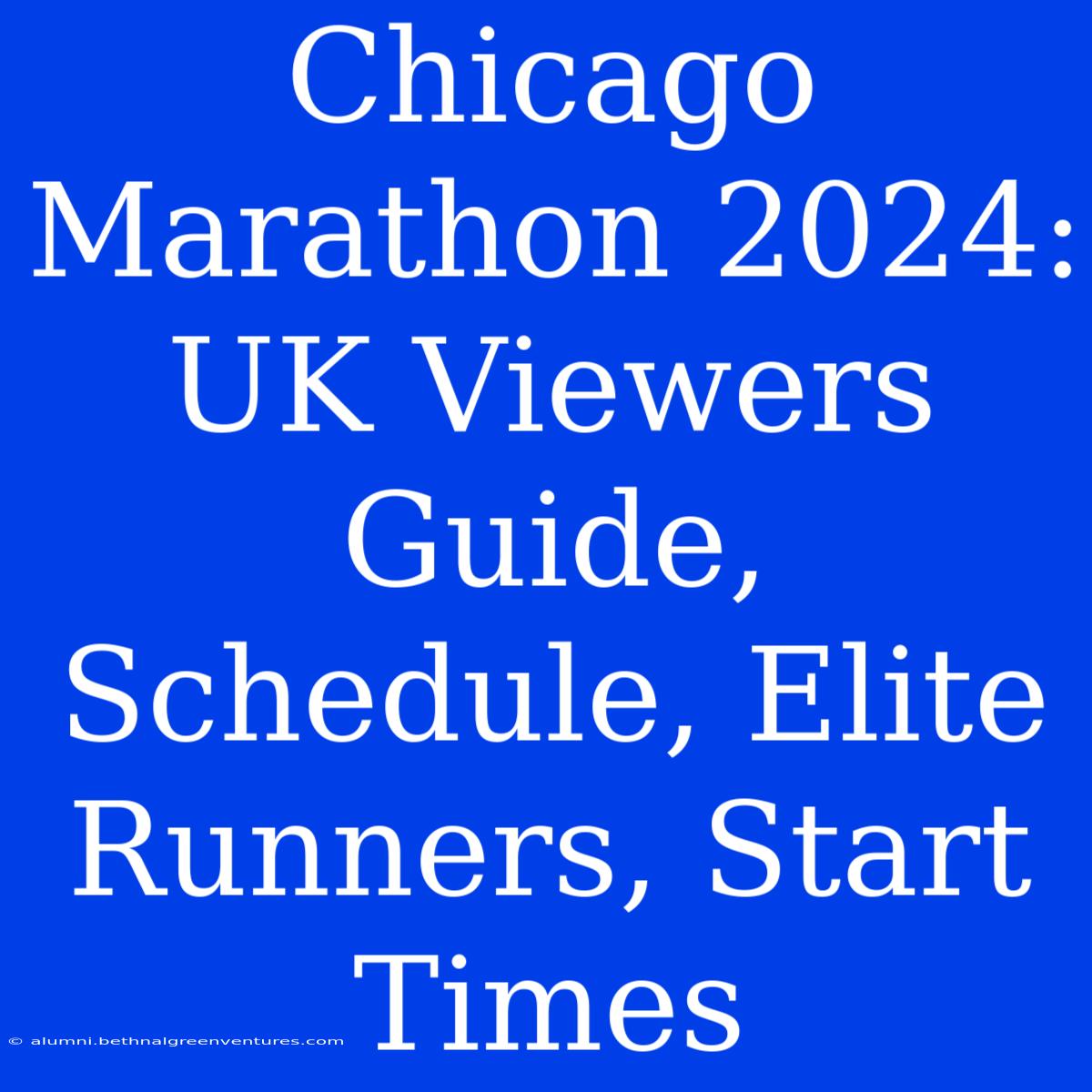 Chicago Marathon 2024 Date And Time Faina Jasmina