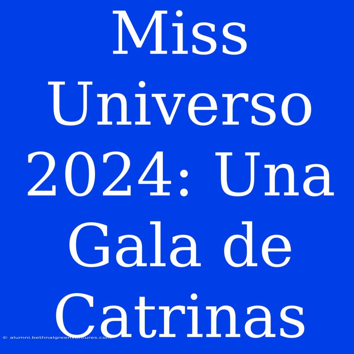 Miss Universo 2024: Una Gala De Catrinas