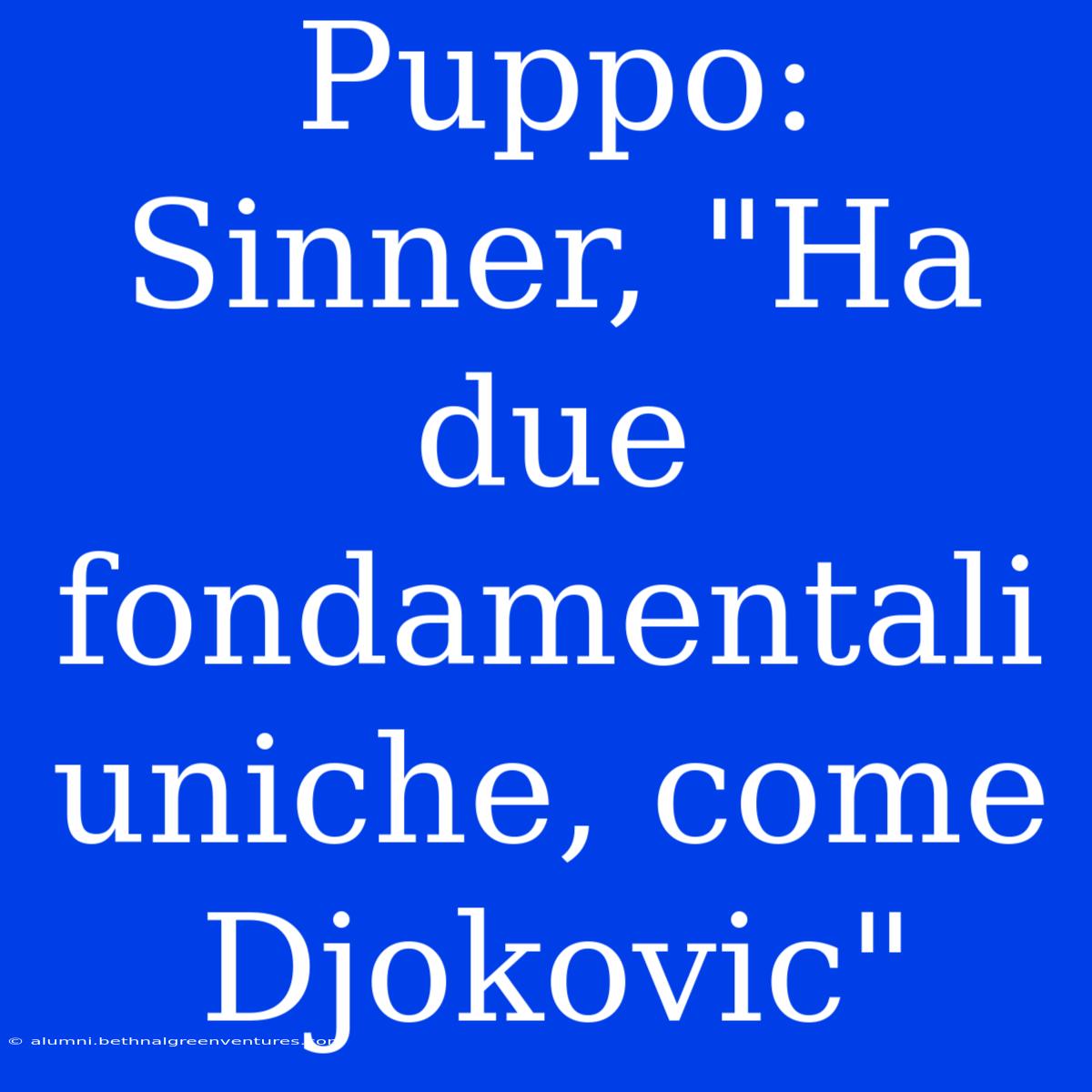 Puppo: Sinner, 