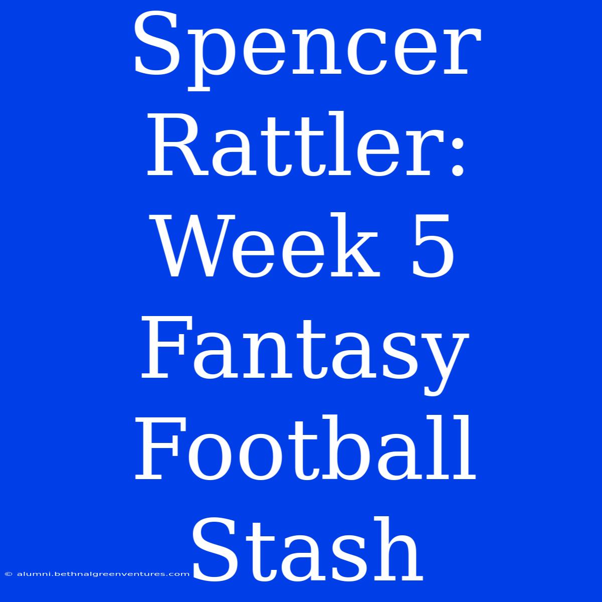 Spencer Rattler: Week 5 Fantasy Football Stash